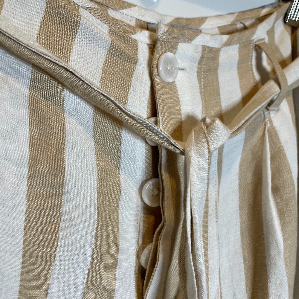 Rails Jess Striped Linen-Blend Wide-Leg Pants - image 5